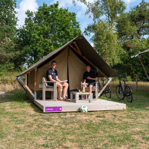CANVAS AND WOOD TENT 2 people - Small hiking tent