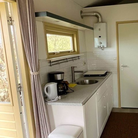 Bungalow 2 persons - DuinHut Kiekendief with hot tub