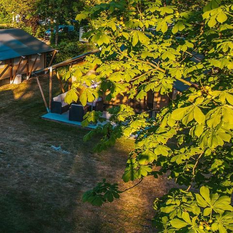Canvas and wooden tent 5 persons