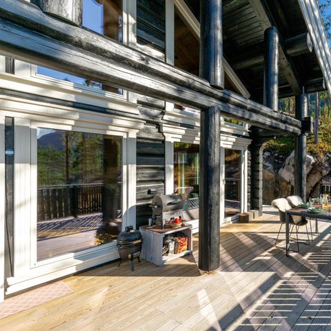 HOUSE 6 people - Moose Lodge | With Sauna & Water View