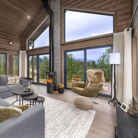 HOUSE 6 people - Saga Hytte With Sauna, Hot Tub & Water View