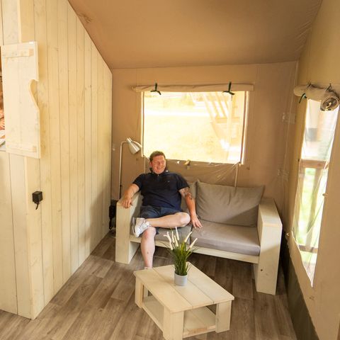 CANVAS AND WOOD TENT 7 people - Tongasoa Lodge