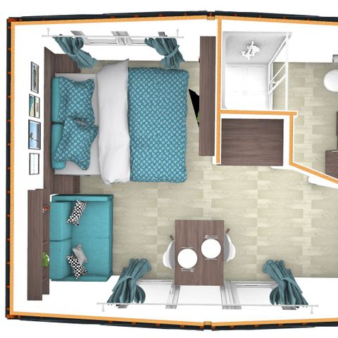 Mobile home 2 persons - Smallhouse