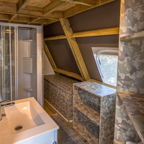 Tent 4 persons - Two bedroom lodge tent (2+2)