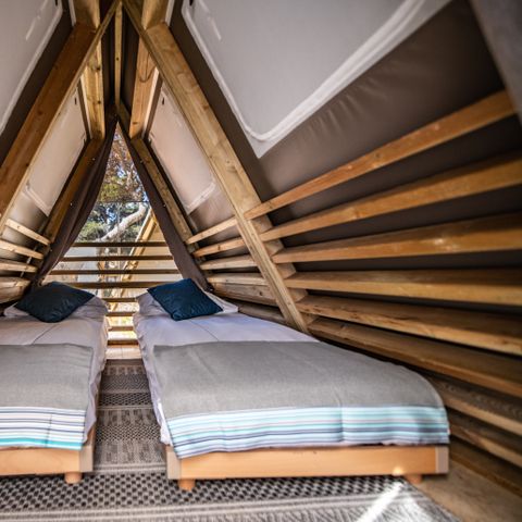 Tent 4 persons - Two bedroom lodge tent (2+2)