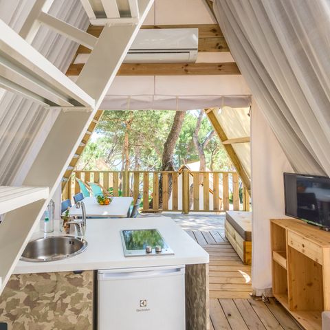 TENT 4 people - Two bedroom lodge tent (2+2)