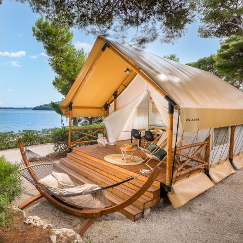 Tent 4 persons - Two bedroom safari tent (2+2)