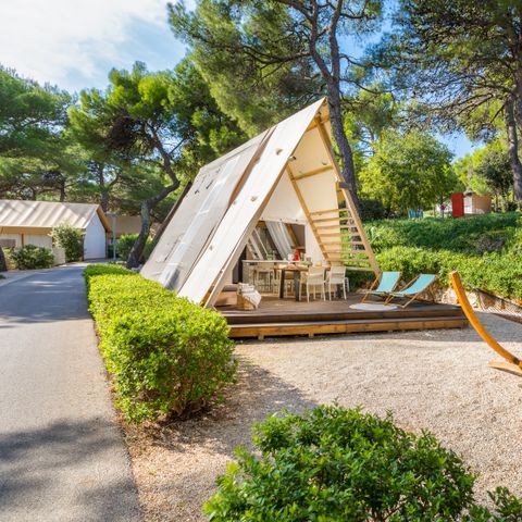 Tent 4 persons - Premium two bedroom lodge tent (2+2)