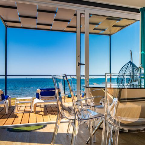 MOBILE HOME 5 people - Camping Villa first row to the sea