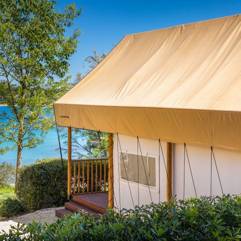 Tent 4 persons - Two bedroom glamping safari loft tent - sea view