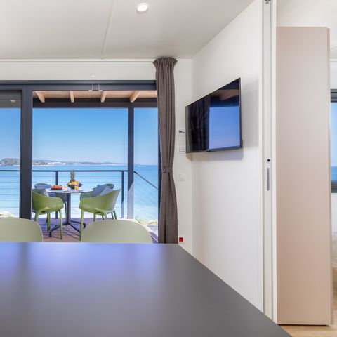 Mobile home 5 persons - Camping Home first row to the sea
