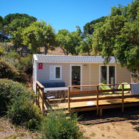 Mobile home 4 persons - Esterel - VIP Comfort - EVO - 29m² - Sea view and Jacuzzi