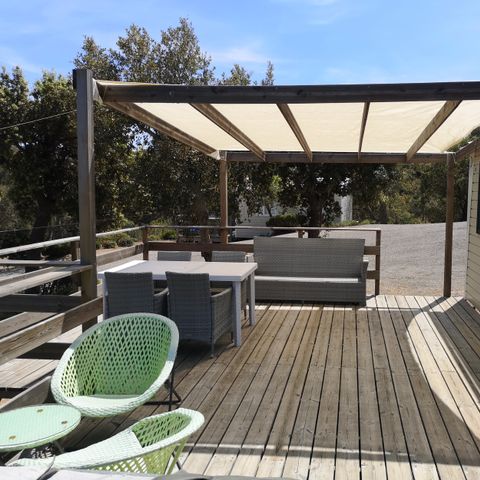 Mobile home 6 persons - Estérel – - VIP Comfort - EVO 29m² – Sea View / Jacuzzi