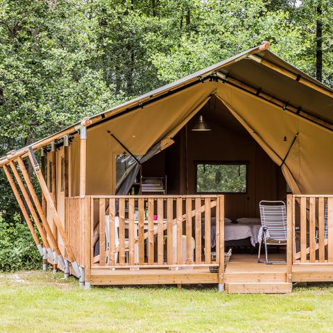 CANVAS AND WOOD TENT 4 people