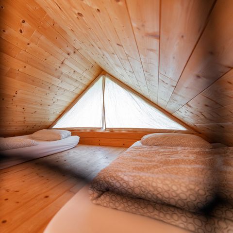 CHALET 4 people - Wooden house HIS, 22m² - Private Toilet, Sink & Outdoor Tub