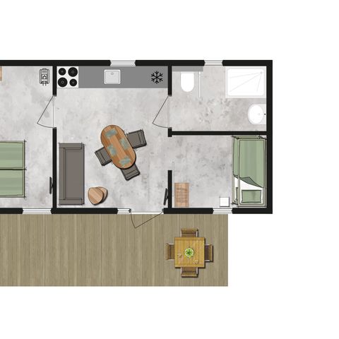 LODGE 4 people - Care-friendly Ecolodge l 4 people