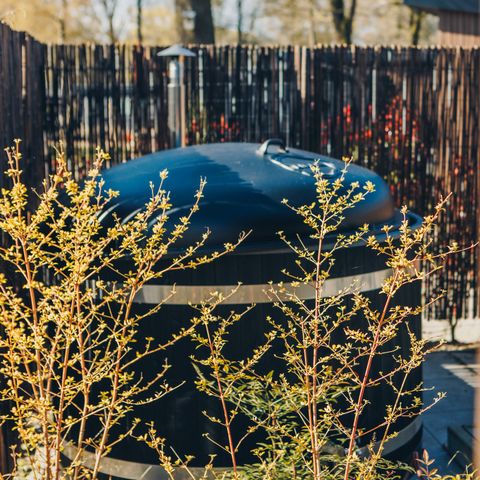 House 6 persons - View of the stream with hot tub & sauna