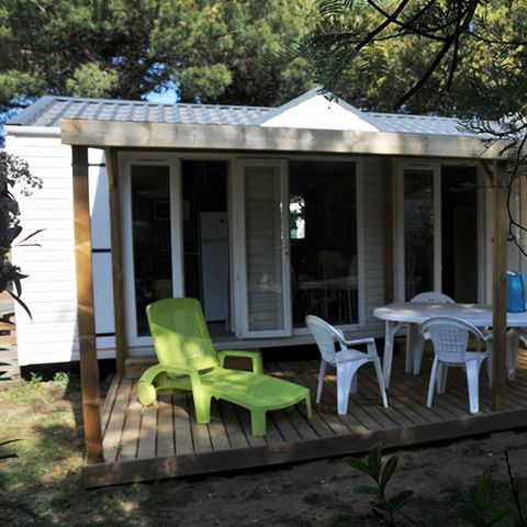 MOBILE HOME 4 people - Cottage Grand Confort Glenans 31m² - 2 bedrooms / Covered wooden terrace