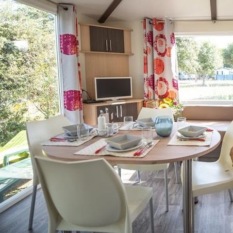 MOBILE HOME 4 people - Cottage Grand Confort Maldives 32m² - 2 bedrooms / COVERED WOOD TERRACE