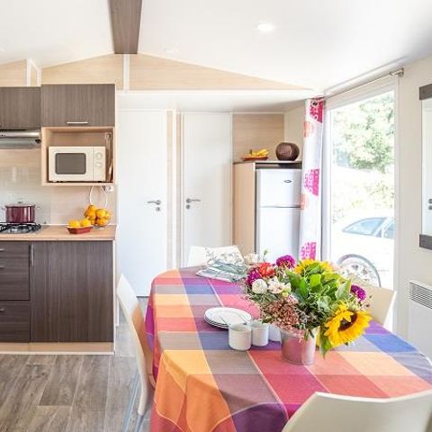 MOBILE HOME 6 people - Cottage Grand confort Florès 35m² - 3 bedrooms / Covered wooden terrace