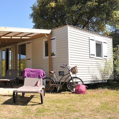 MOBILE HOME 6 people - Cottage Grand confort Florès 35m² - 3 bedrooms / Covered wooden terrace