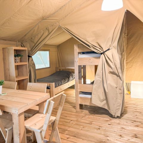 CANVAS AND WOOD TENT 5 people