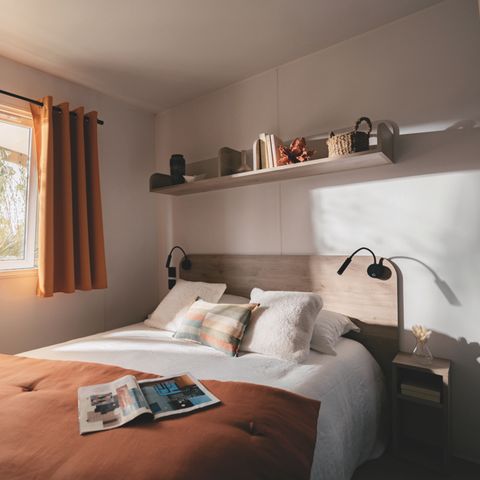 MOBILE HOME 6 people - Premium mobile home - 3 bedrooms - semi-covered terrace with sea view