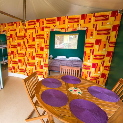 TENT 5 people - Kanada Confort with shower cubicle and toilet