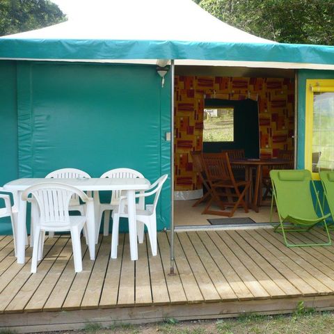 TENT 5 people - Kanada Confort with shower cubicle and toilet