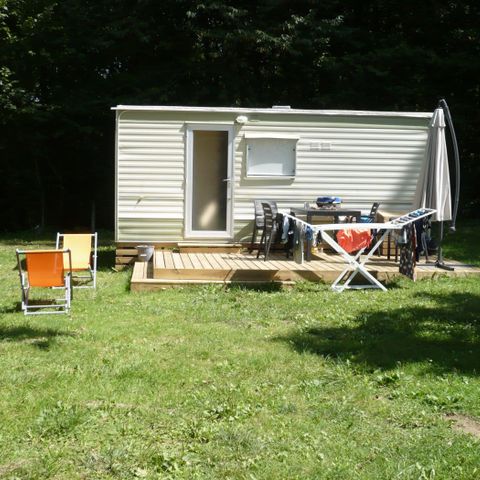 MOBILE HOME 4 people - Tilleul Eco (2 adults + 2 children) - 2 bedrooms without bathroom facilities + 12.50m² terrace