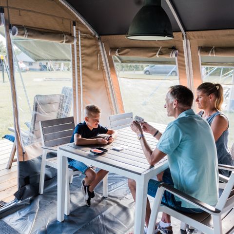 CANVAS AND WOOD TENT 4 people - Glamping tent