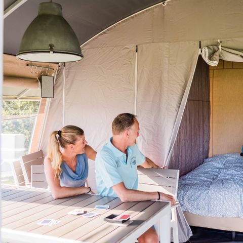 CANVAS AND WOOD TENT 4 people - Glamping tent