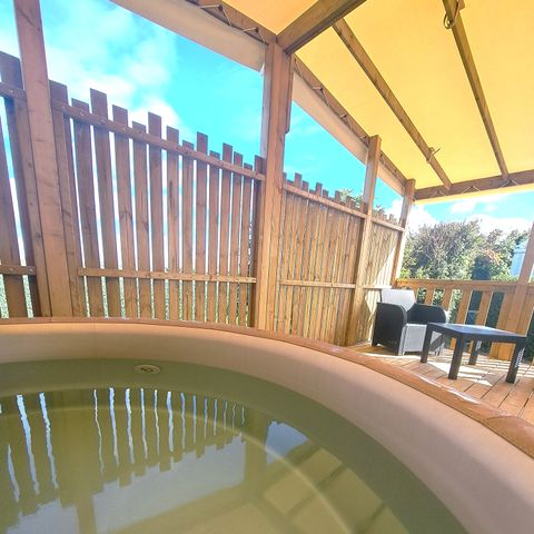 MOBILE HOME 2 people - Mobil Studio with SPA - 1 bedroom - covered terrace