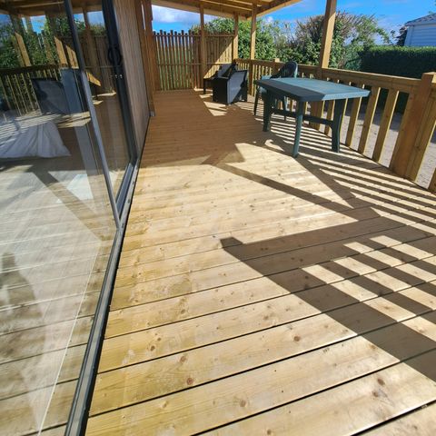 MOBILE HOME 2 people - Mobil Studio with SPA - 1 bedroom - covered terrace