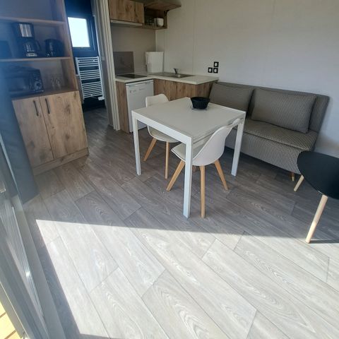 MOBILE HOME 2 people - Mobil Studio with SPA - 1 bedroom - covered terrace