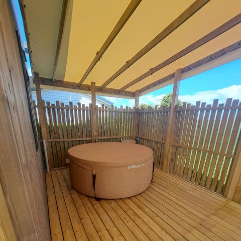 MOBILE HOME 2 people - Mobil Studio with SPA - 1 bedroom - covered terrace