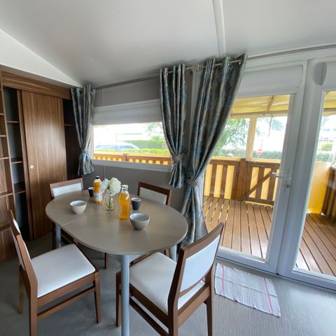 MOBILE HOME 4 people -  2 bedrooms - covered terrace - Prestige