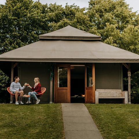 CANVAS AND WOOD TENT 4 people - Cocoon