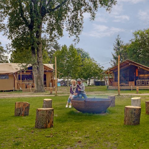 CANVAS AND WOOD TENT 5 people - Duin Lodge