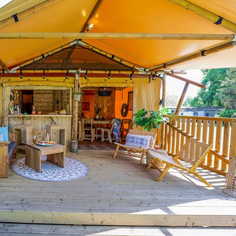 Canvas and wooden tent 5 persons - Duin Lodge
