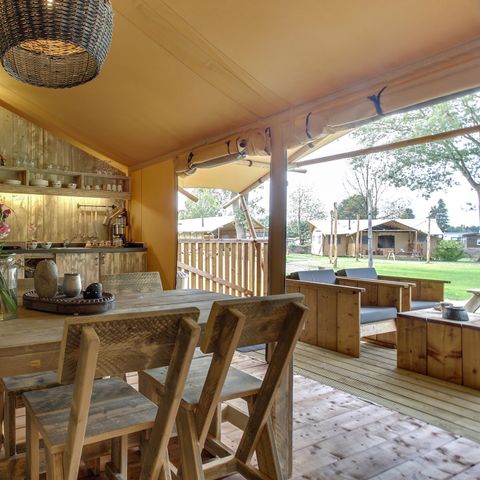 CANVAS AND WOOD TENT 6 people - Duin Lodge