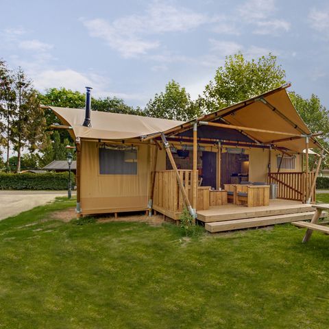 CANVAS AND WOOD TENT 6 people - Duin Lodge