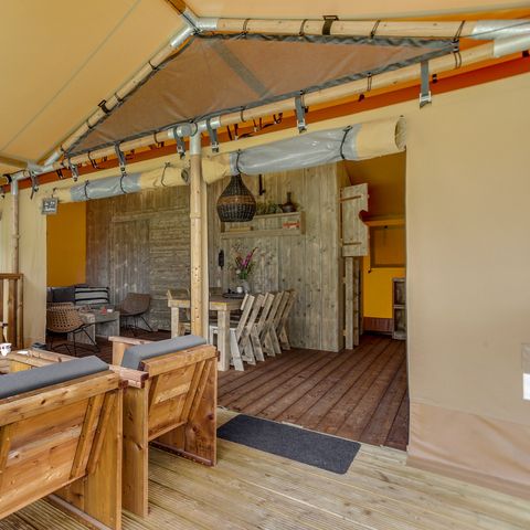 CANVAS AND WOOD TENT 6 people - Duin Lodge