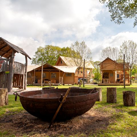 CANVAS AND WOOD TENT 2 people - Bos Lodge Junior
