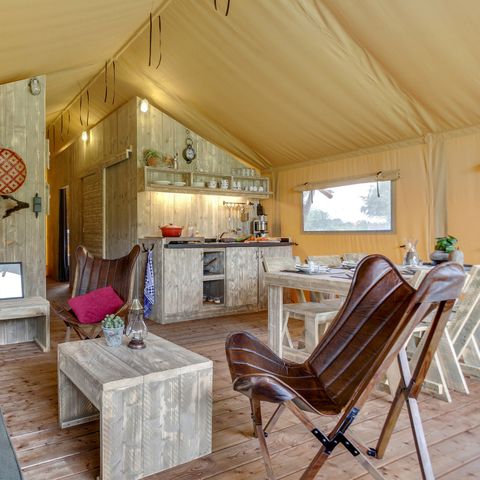 CANVAS AND WOOD TENT 6 people - Bos Lodge