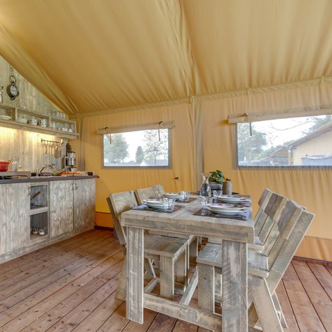 CANVAS AND WOOD TENT 6 people - Bos Lodge