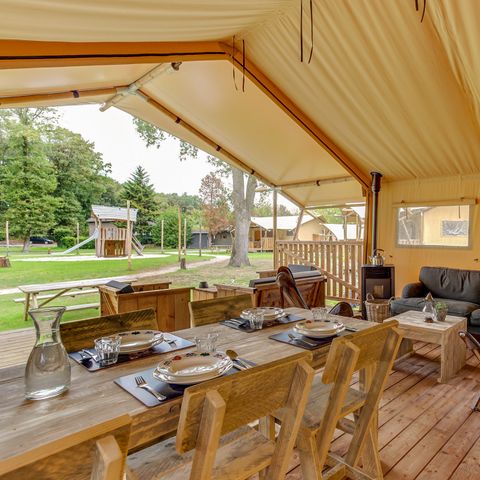 CANVAS AND WOOD TENT 6 people - Bos Lodge