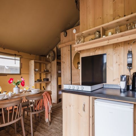 Canvas and wooden tent 4 persons - The Forest Tent - Stove