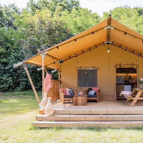 Canvas and wooden tent 4 persons - The Forest Tent - Stove