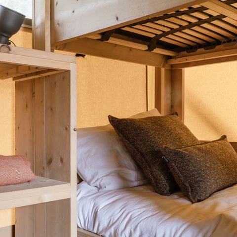 Canvas and wooden tent 6 persons - The Heide Tent - Stove
